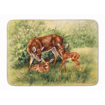 Carolines Treasures Deer by Daphne Baxter Machine Washable Memory Foam Mat BDBA0116RUG